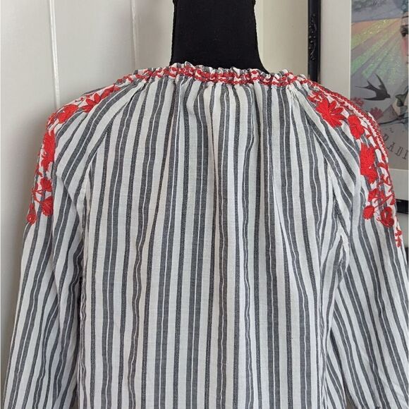 Kate Spade Maximalist Cottagecore Fairy Preppy Coastal Romantic Nautical Top S - Picture 9 of 11